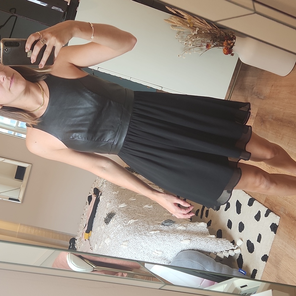 BCBG Generation Formal Black and Lace Cocktail Dress